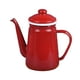 thumbnail image 2 of Tetera Esmaltada Para Té, Calentador De Agua Y Leche, Tetera Para El Hogar, Cocina, Exterior, Color Rojo, 2 of 2