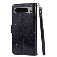 Funda Para Foxdock Elegante Funda Google Pixel 8A Glitter Con Cremallera-Ideal Para El Uso Diario