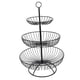 thumbnail image 1 of Cesta De Fruta De Hierro Para Aperitivos, Cocina, Restaurante, Organizador De Mesa, Negro, 1 of 5