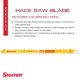 thumbnail image 2 of Hoja de Sierra de Mano Starrett Bi-Metal HSS Safe-Flex Única 12", 2 of 6