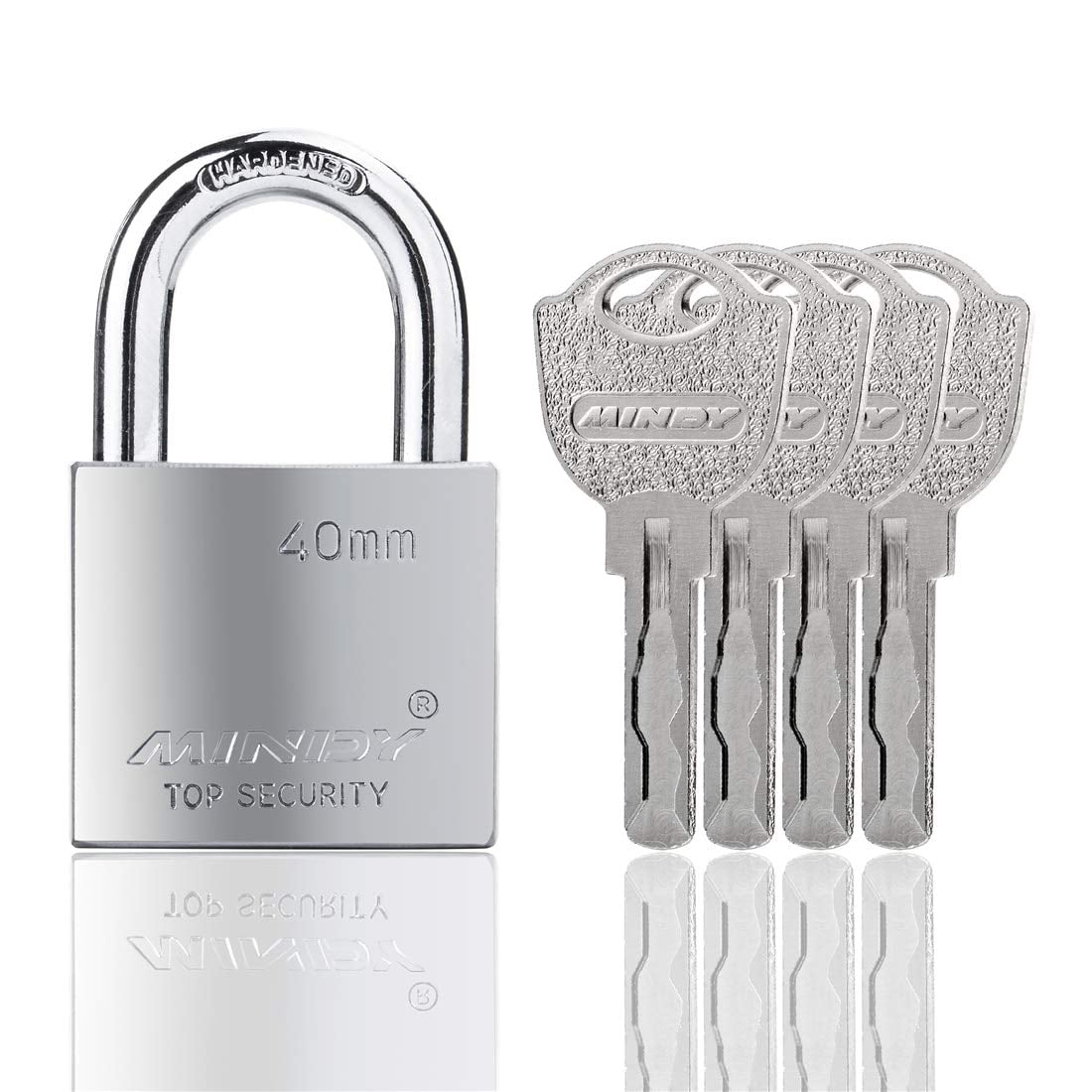 Candado Mindy Heavy Duty De 40 Mm, Impermeable, De Alta Seguridad