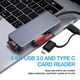 thumbnail image 4 of Lector de tarjetas ZIYUETEK 5 en 1 USB USB-C a SD Micro SD MS CF XD, 4 of 7