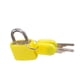 thumbnail image 4 of Candado Pequeño Con Dos Llaves Para Equipaje Maleta Bolsa Amarillo, 4 of 5