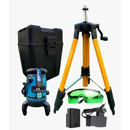 Nivel Láser Verde De 5 Líneas 360º Con Nivelación Automática