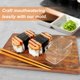 thumbnail image 2 of Kit de moldes Musubi MIUQILAIY, transparente, 3 unidades con cortador de carne para almuerzos, 2 of 3