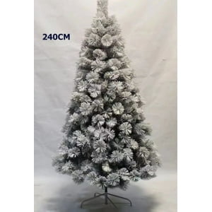 Aladdins Shop - Arbol De Navidad Nevado - Pino Verde Artifical 240Cm *