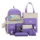 thumbnail image 1 of Mochila De Colegio Kawaii Harajuku - 5 Piezas - Morada, 1 of 1