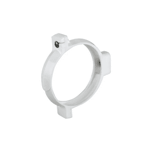Genérico - Abrazadera Bajada Pvc Blanco