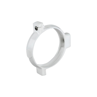 Genérico - Abrazadera Bajada Pvc Blanco