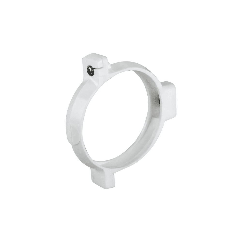 Genérico - Abrazadera Bajada Pvc Blanco
