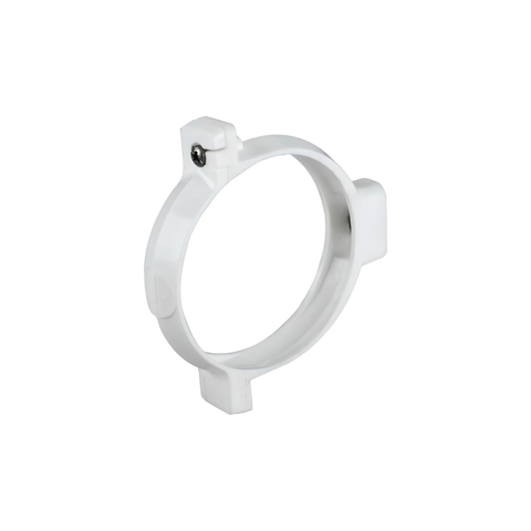 Genérico - Abrazadera Bajada Pvc Blanco