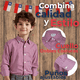 thumbnail image 4 of Pack 3 Camisa Huaso Cuadrillé Algodón Niño Juvenil Color Rojo, 4 of 8