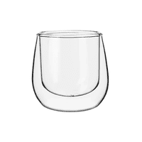 Genérico - Set 2 Tazas Espresso Doble Pared 90Ml