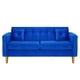 thumbnail image 1 of Sofa New Retro 3C Felpa 01 Azul Rey, 1 of 6