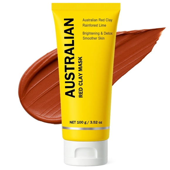 Mascarilla facial Boaccy Australian Red Clay con ciruela Kakadu, 100 ml