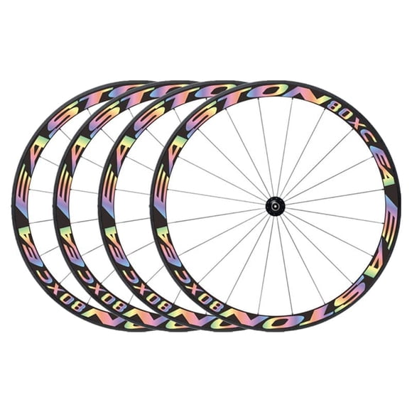 Pegatinas reflectantes MoJyetli 4 uds. para ruedas de bicicleta y motocicleta