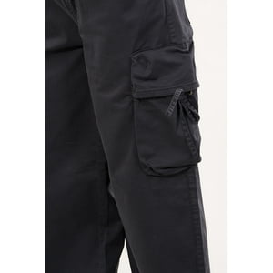 Pantalon Cargo Twill Procesado Relaxed Gris Wi4355 Polemic