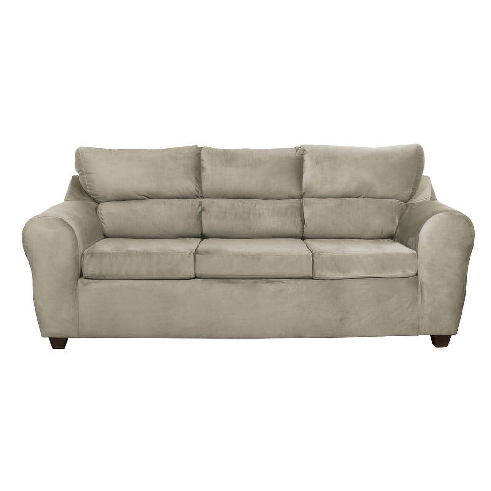 Mexx Muebles - Sofa Dubai 3 Cuerpos Felpa Beige