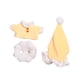 thumbnail image 2 of 3x Muñecos De Peluche, Pijamas, Disfraces, Muñeco Colgante, Ropa De Tela Con Colgante Desmontable, Amarillo, 2 of 3