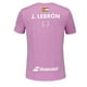 thumbnail image 3 of Polera Babolat Crew Neck Tee Juan Lebron Rosa Tenis Padel, 3 of 3