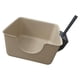 thumbnail image 4 of Caja De Arena Para Gatos, Bandeja De Arena Para Mascotas Con Tapa Abierta Duradera Para Gatos Pequeños Y Medianos, Gatito, Café, 4 of 5