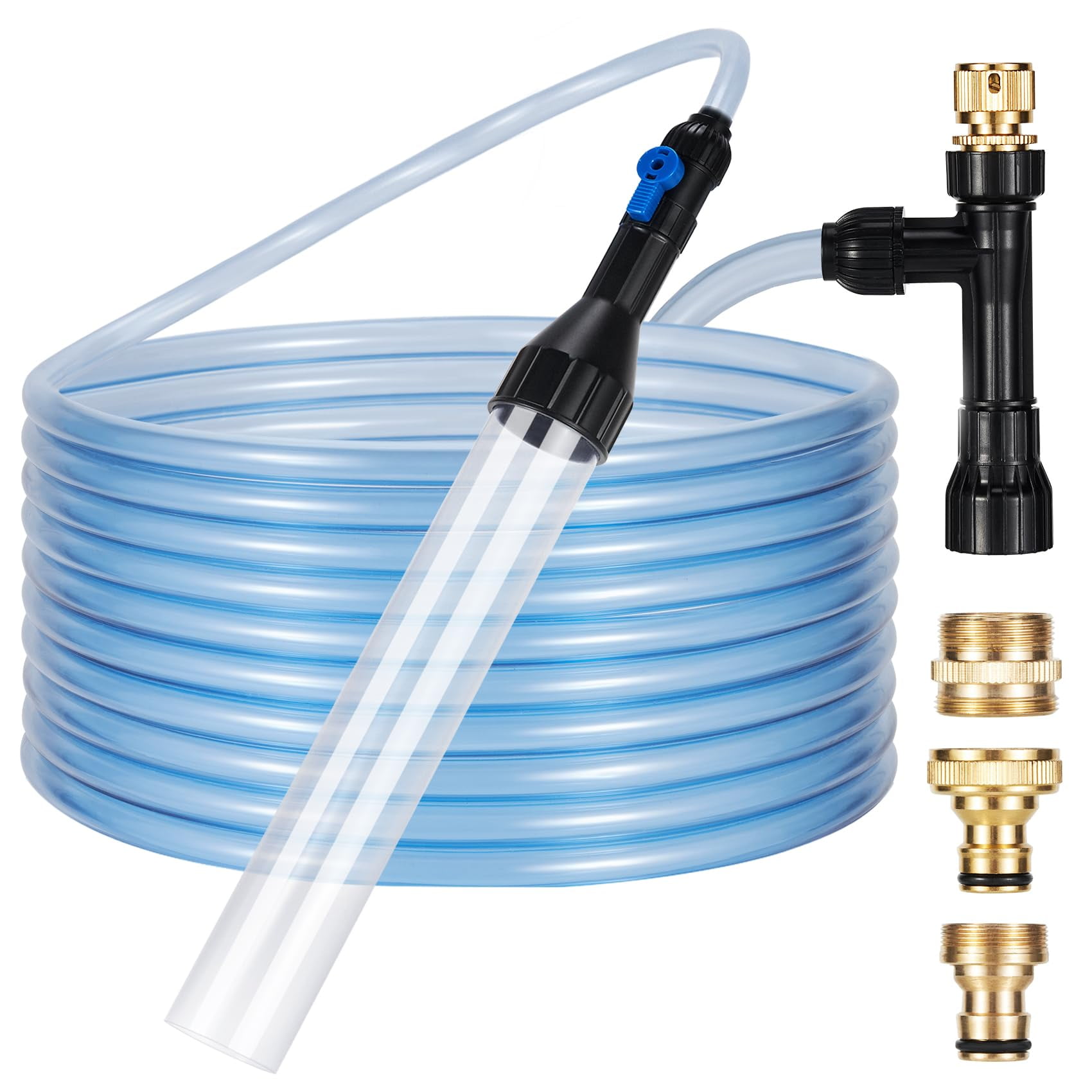 Aspirador de grava para acuario DXOPHIEX para cambio de agua