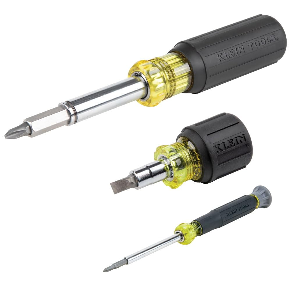 Juego De Herramientas Klein Tools 80045 Con Destornillador Y Destornillador De Tuercas, 3 Unidades