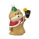 thumbnail image 2 of Mini Estatua De Animal De Navidad, Figura En Miniatura Para Sala De Estar, Escritorio, Dormitorio, Shiba Inu, 2 of 3