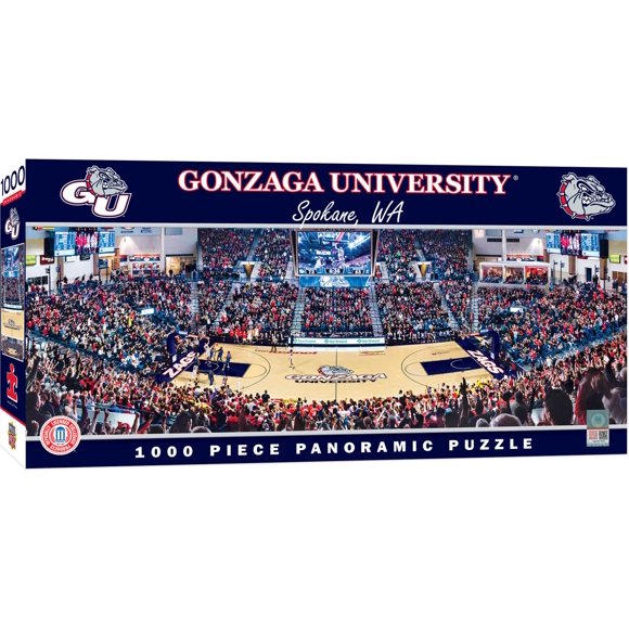 Rompecabezas Masterpieces NCAA Gonzaga Bulldogs 1000 piezas 33 × 99 cm