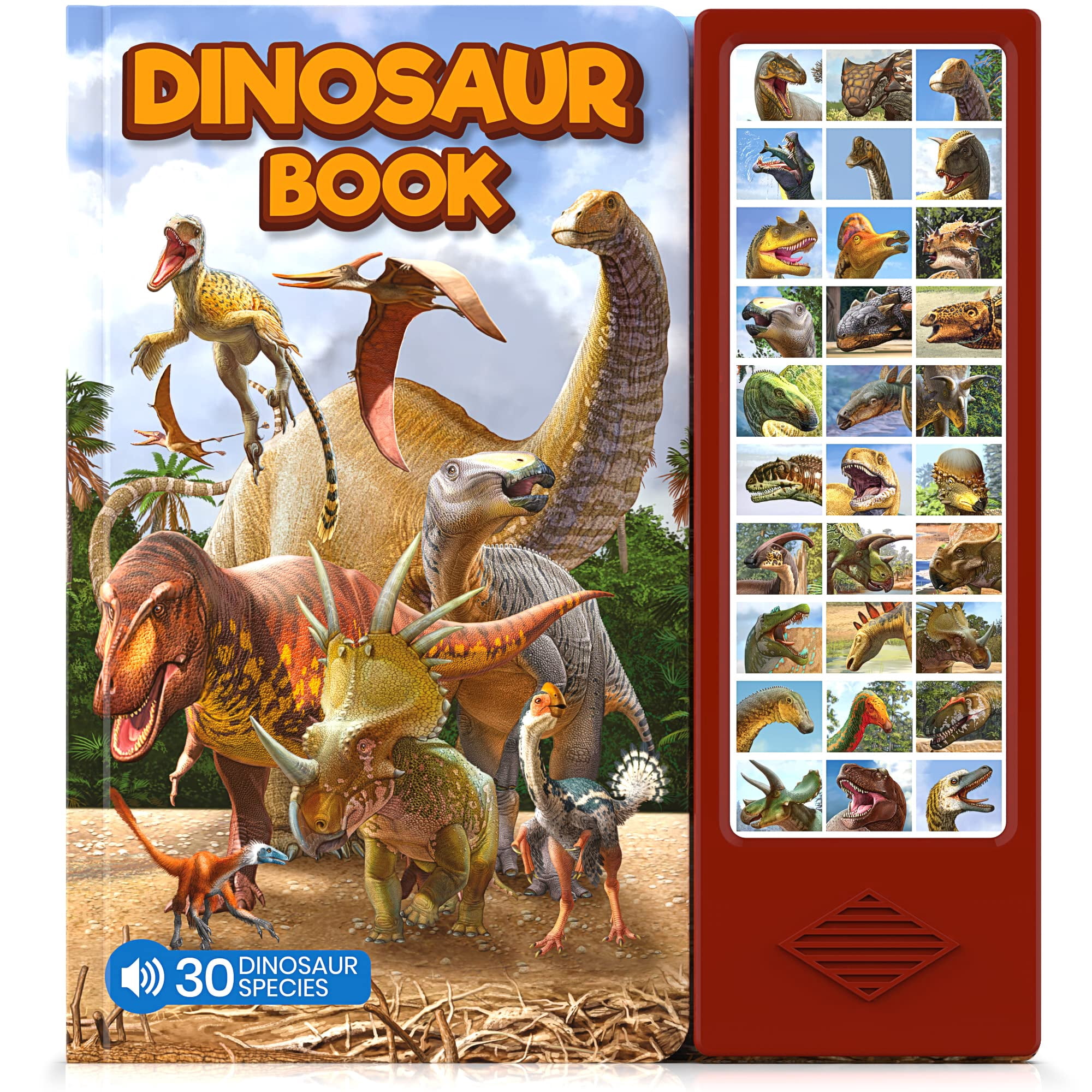 Hemalleon - Libro De Dinosaurios Con Sonidos Para Niños - Libro De Actividades De Dinosaurios