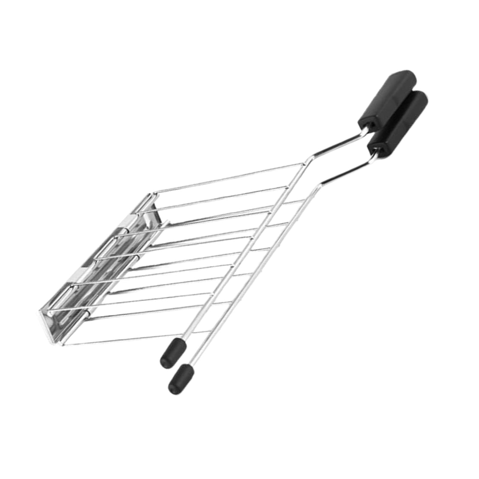 Bothyi - Soporte Para Rebanadas De Pan, Parrilla Para Horno, Tostadora, Para Asar, Hornear, Color Negro