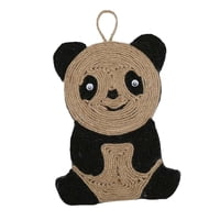 Magideal - Alfombra Para Rascar El Suelo De La Estera Del Rasguño Del Gato Del Sisal, Regalo Lindo Del Animal Doméstico Protege El Sofá Y Los Muebles, Ejercicio Panda