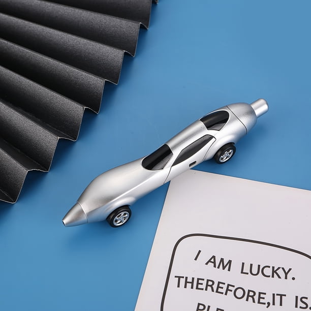1pc Car-Shaped Retractable Ballpoint Pen - Perfect for School Writing & Children's Gifts!