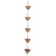 thumbnail image 1 of Cadena De Lluvia De 3,3 Pies Para Exteriores De Villas, Patios, Canalones, Cadenas Colectoras De Agua De Lluvia, Estilo A, 1 of 4
