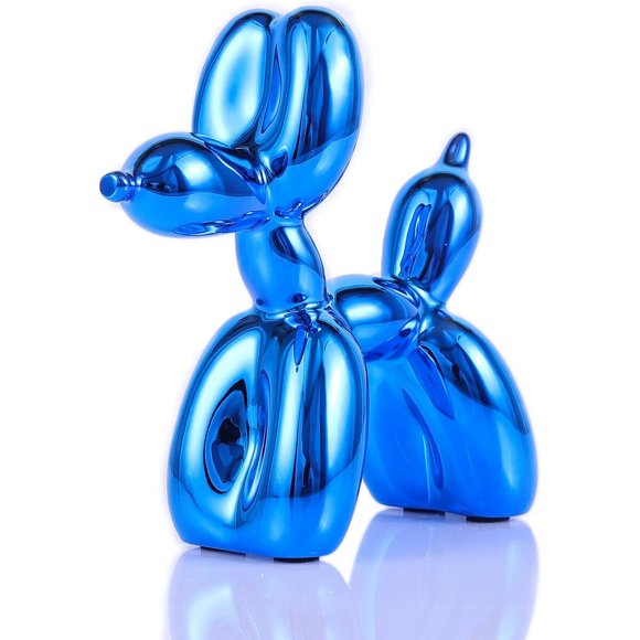Figura Perro Globo XIAOMAGG Glanzende Resina Azul
