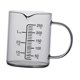 thumbnail image 5 of Vaso Medidor De Vidrio Multifunción Resistente Con Escala Para Restaurante Housheold 250ml, 5 of 5