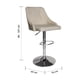 thumbnail image 5 of Pack 2 Pisos Bar Taburete Orion Beige, 5 of 6