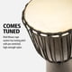 thumbnail image 3 of Djembe Drum Meinl, percusión, madera de caoba africana, 12 x 24 cm, 3 of 8