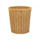 thumbnail image 4 of Cesta de mimbre de imitación Cesta de almacenamiento de artículos diversos Cesta de lavandería redonda multiusos Cesta de basura de artículos diversos, 4 of 5