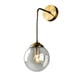 thumbnail image 2 of Bola De Cristal Lámpara De Pared Lámparas De Pared Accesorios Pantalla De Lámpara Colgante Para Escalera Vidrio Gris, 2 of 5