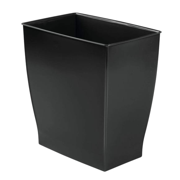 Bote de basura iDesign Spa rectangular de 9,5 L para baño, dormitorio, oficina