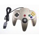 thumbnail image 1 of Control Nintendo 64 N64 clásico dorado genérico, 1 of 1
