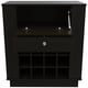 thumbnail image 4 of Bar Bajo Negro 1 Cajon 1 Puerta 12 Botelleros Y Portacopas Negro, 4 of 8
