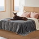 thumbnail image 4 of Manta impermeable para cama Sherpa Fleece Grey King, 4 of 8