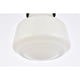 thumbnail image 4 of Lámpara Colgante Living District Lye Negra con Pantalla de Vidrio Esmerilado Blanco 110V, 4 of 6