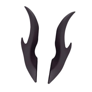 Bothyi - 2 Adhesivos 3D De Cuernos De Dragón, Ligeros, Para Modificar La Decoración Exterior Del Coche, Negro