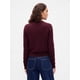 thumbnail image 2 of Jersey Sweater GAP Cashsoft con cuello redondo para mujer, color rojo toscano, 2 of 4