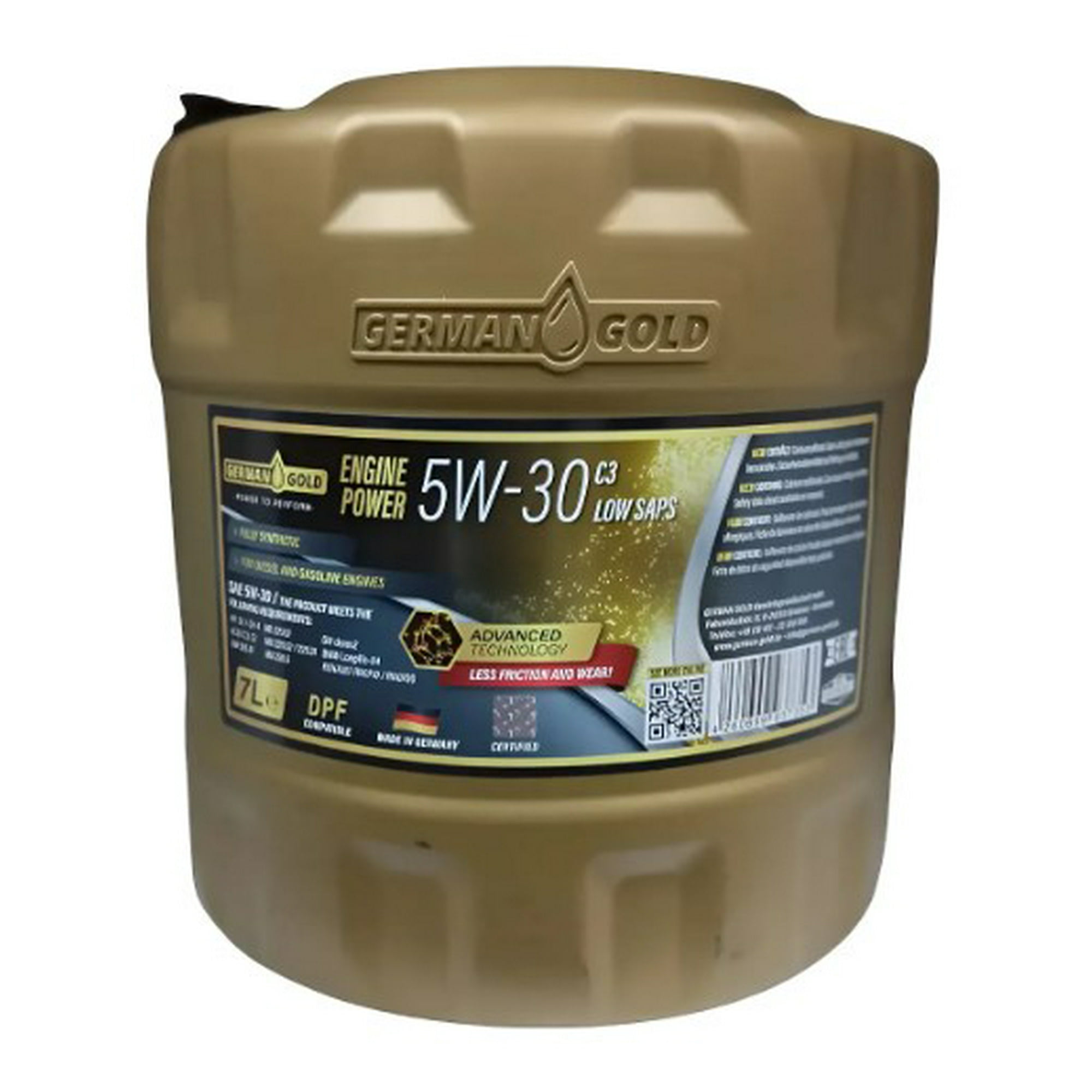 Aceite Motor 5w30 German Gold 7 Litros