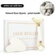 thumbnail image 1 of Natural Rose Quartz Jade Roller Gua Sha Set Facial Body Massager Roller Jade Stone Massage Set Face Lifting Beauty Massage Tools, 1 of 3