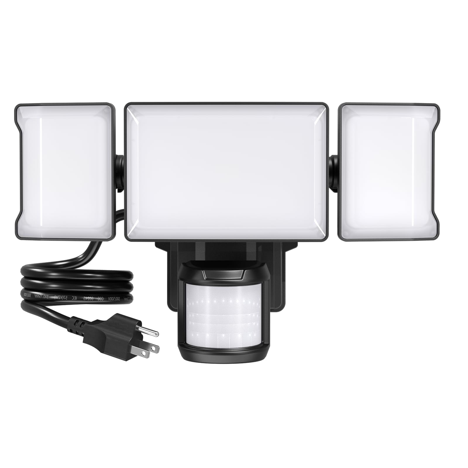 Luz Exterior Con Sensor De Movimiento Olafus 75w 7500lm 6500k Ip65